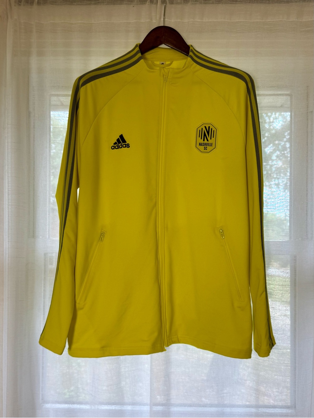 Adidas Men’s Nashville Soccer Club MLS Lightweight Full-Zip Jacket